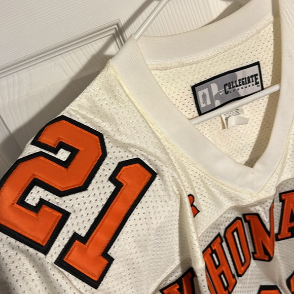 Gently loved authentic OKLAHOMA STATE Barry Sanders home jersey size 48 - Picture 2 of 5